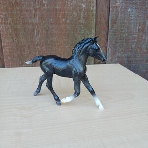 BREYER CLASSICS-Black Haflinger Foal From Heros Of The West 2017-2019